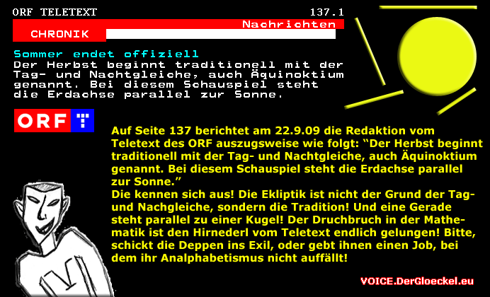 Nachrichten am ORF Teletext