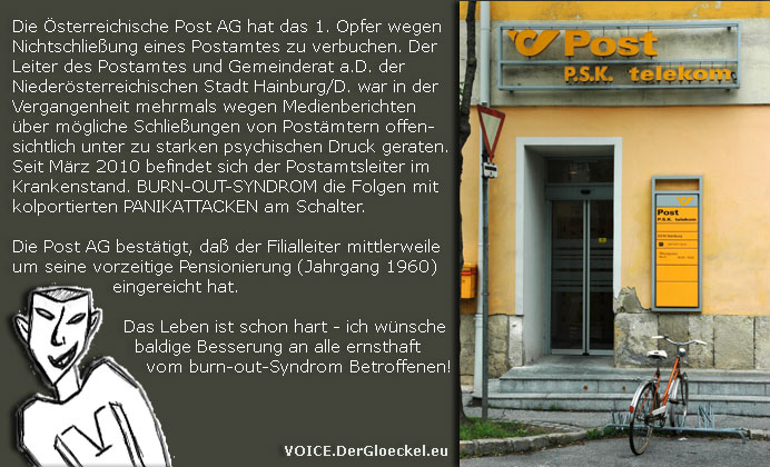 burn-out-Syndrom bei Post AG
