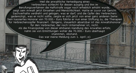 Eine Verteidigung vor Gericht endete mit einem Desaster für den Klienten | VOICE von DerGloeckel.eu